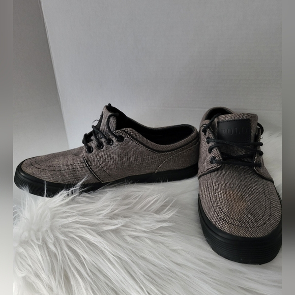 Polo Men's Black Casual Shoes, Size 8 - Picture 2 of 8